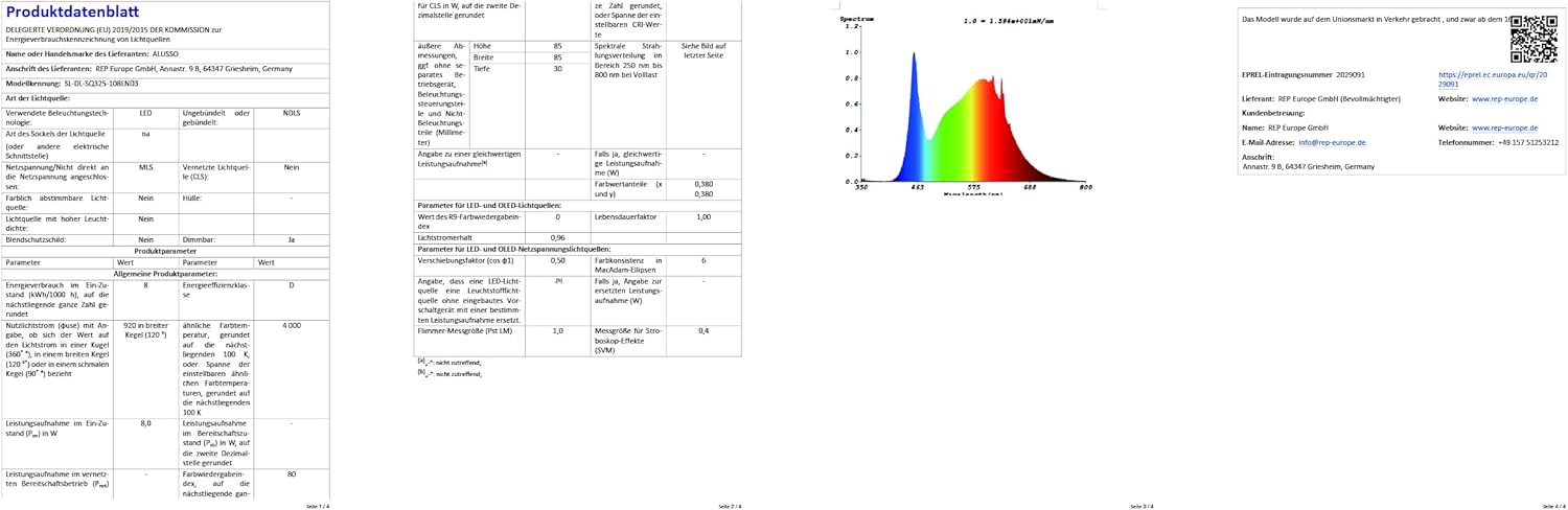 Alusso Lighting - Faretto LED Incasso Dimmerabile IP44 (10 pz) - immagine 7