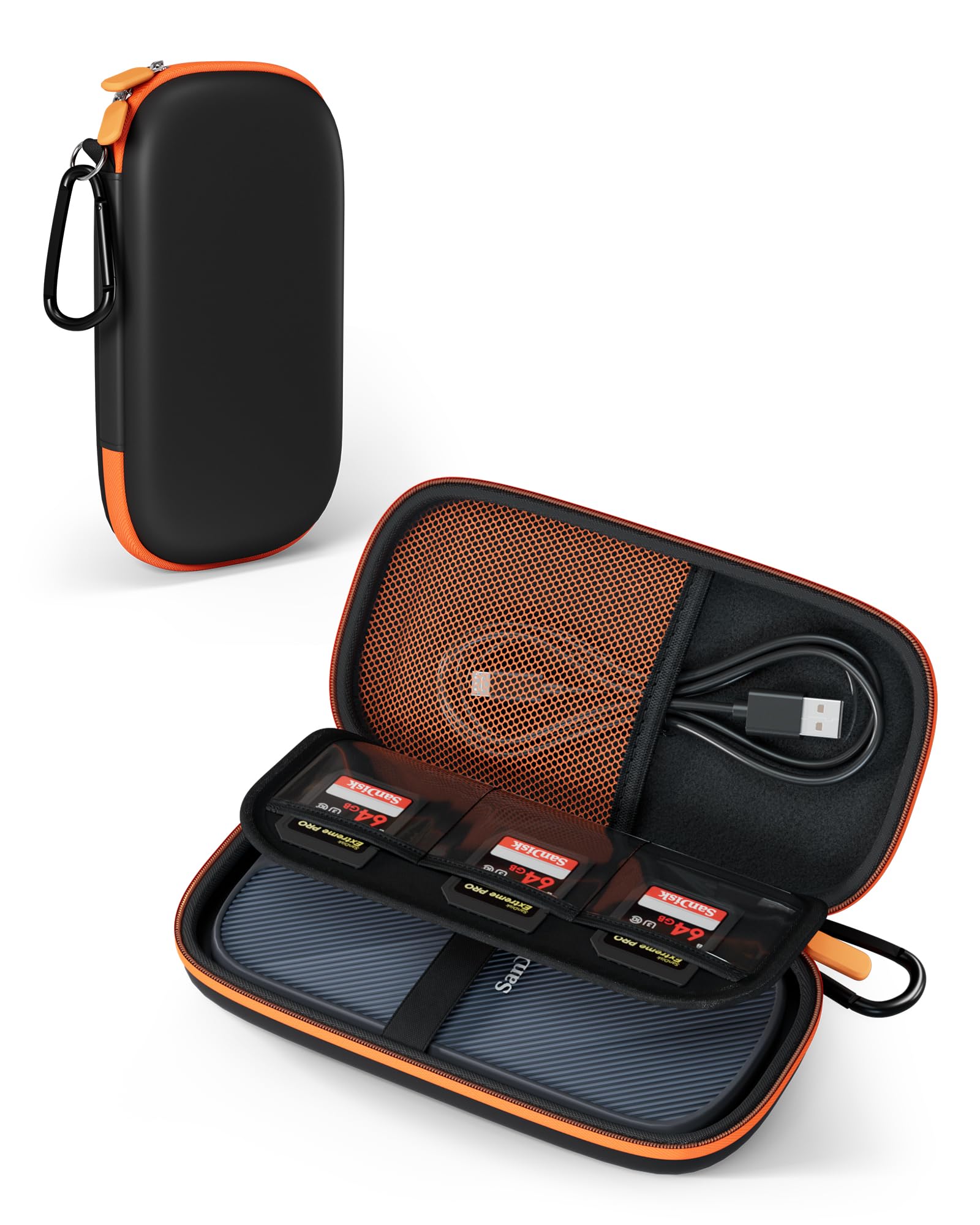 ProCase Custodia Rigida EVA Per SSD SanDisk Extreme Pro USB4 2TB/4TB, Protezione Da Viaggio
