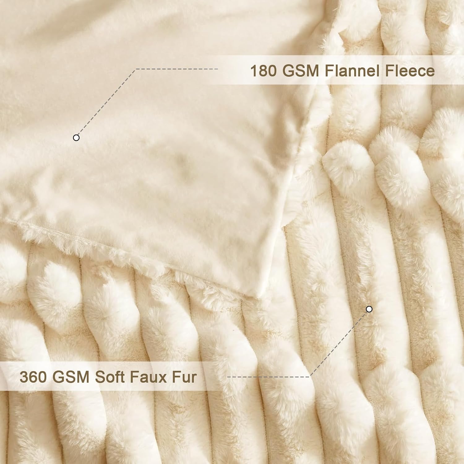 Coperta Plaid Super Morbida Pile Peluche 180x230 cm - immagine 5