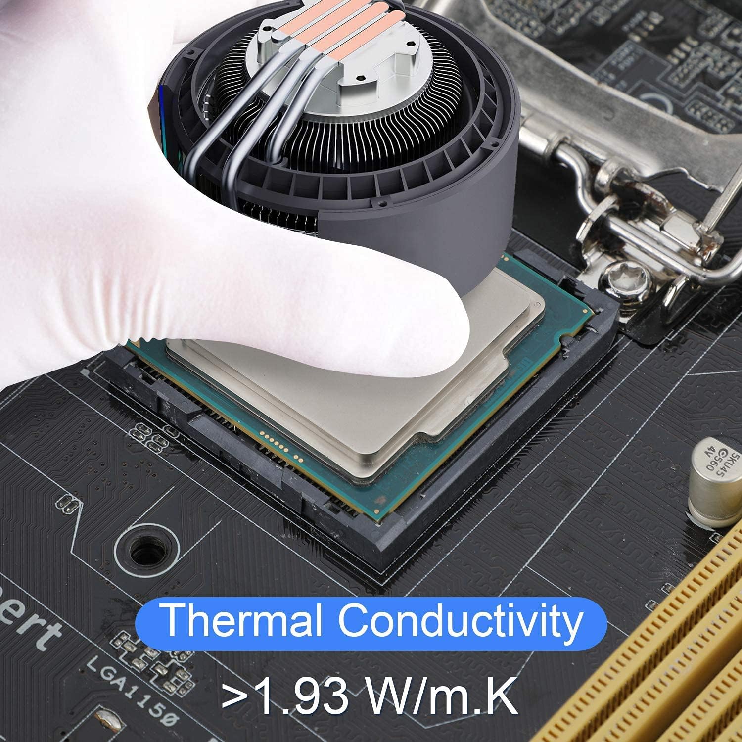 HY-510>1.9W/m·K 100g（4 * 25g）Pasta Termica CPU Pasta termoconduttiva ...