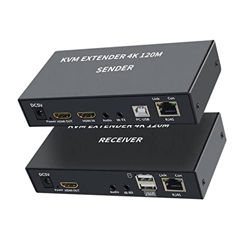 KVM Extender 4K 120M - Ricevitore HDMI USB via Cat5e/6