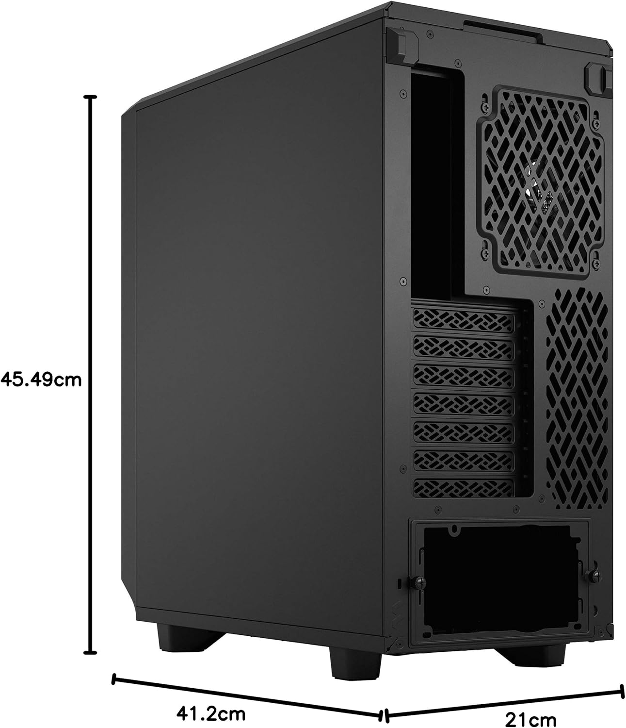 Fractal Design Meshify 2 Compact Black ATX Mid Tower - immagine 16