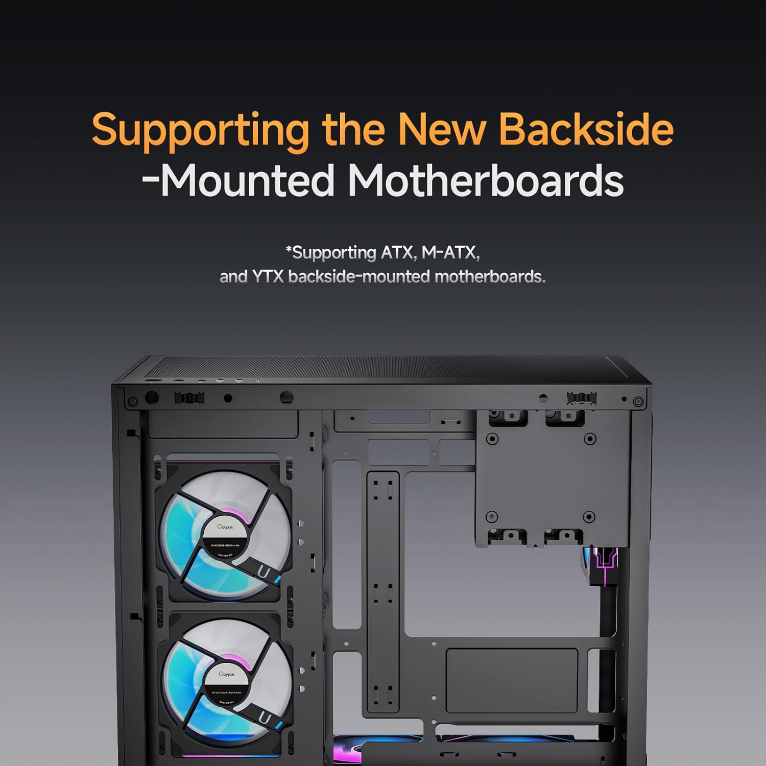 Iota C70 Mid-Tower Computer Case con 6 Ventole ARGB - immagine 4