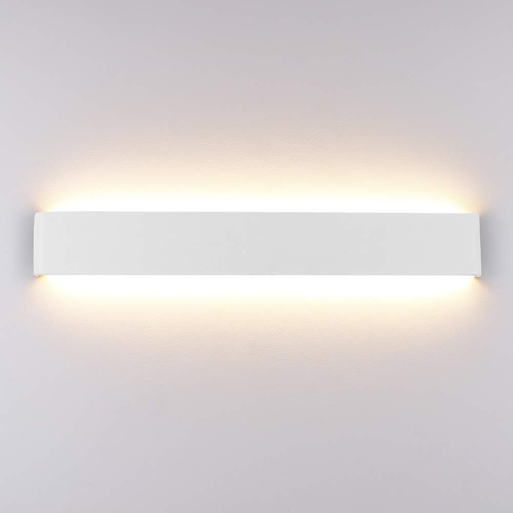 Klighten Lampada da Parete LED Interno 20W 60cm, Bianco