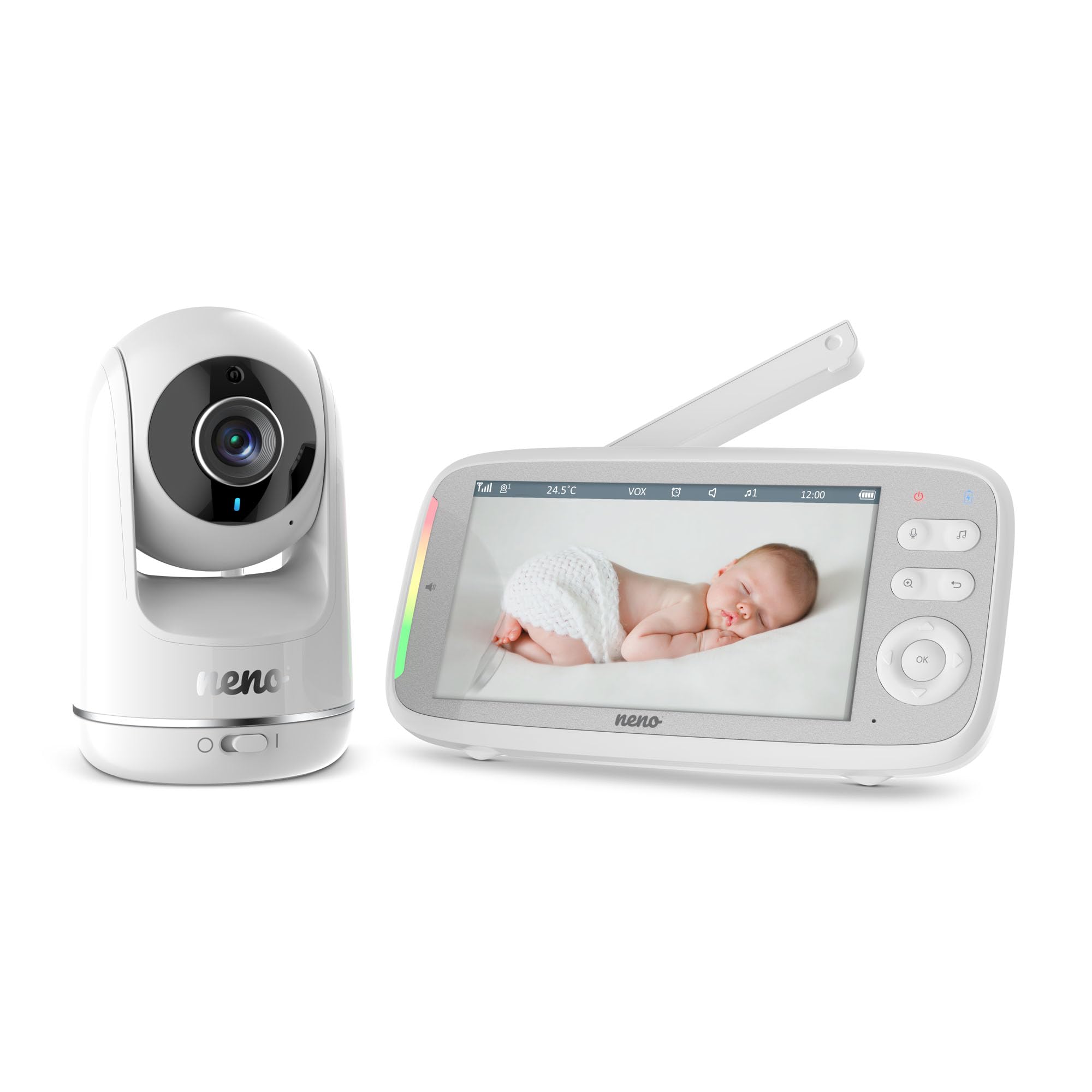 Neno® Vista WiFi Baby Monitor Full HD con LCD 5"