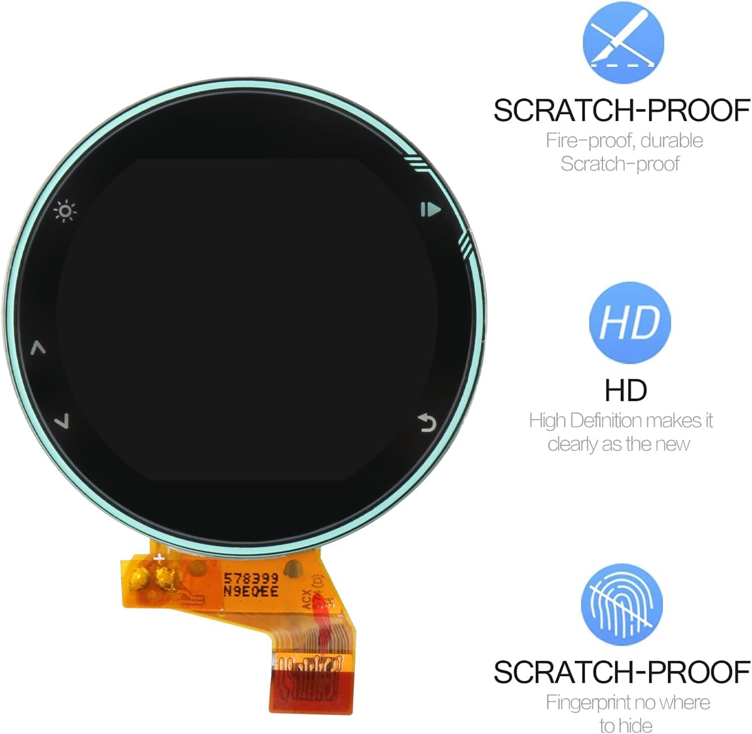 Schermo LCD di Ricambio per Garmin Forerunner 735, Blu - immagine 2