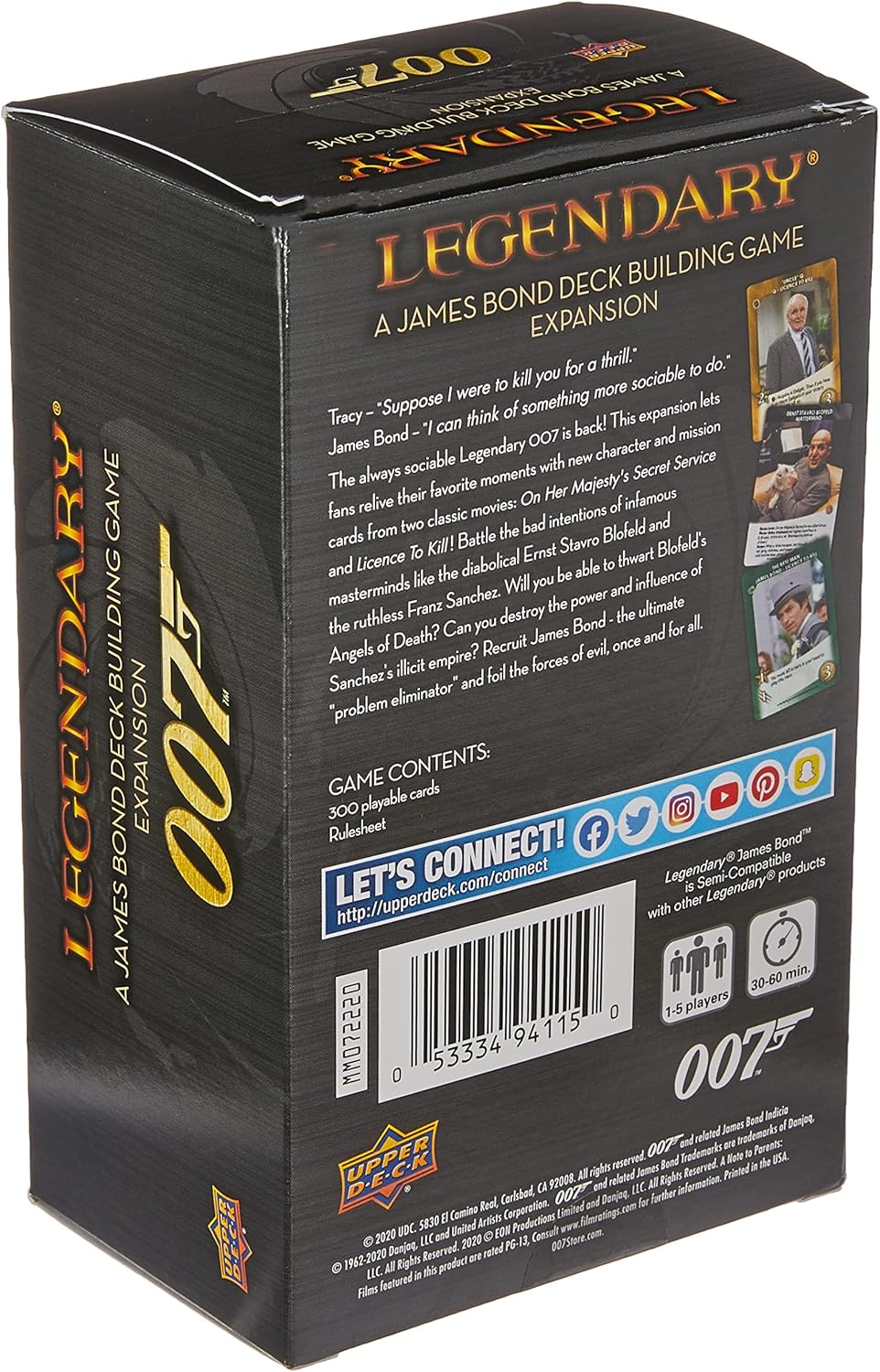 Upper Deck Legendary: James Bond Expansion - immagine 2