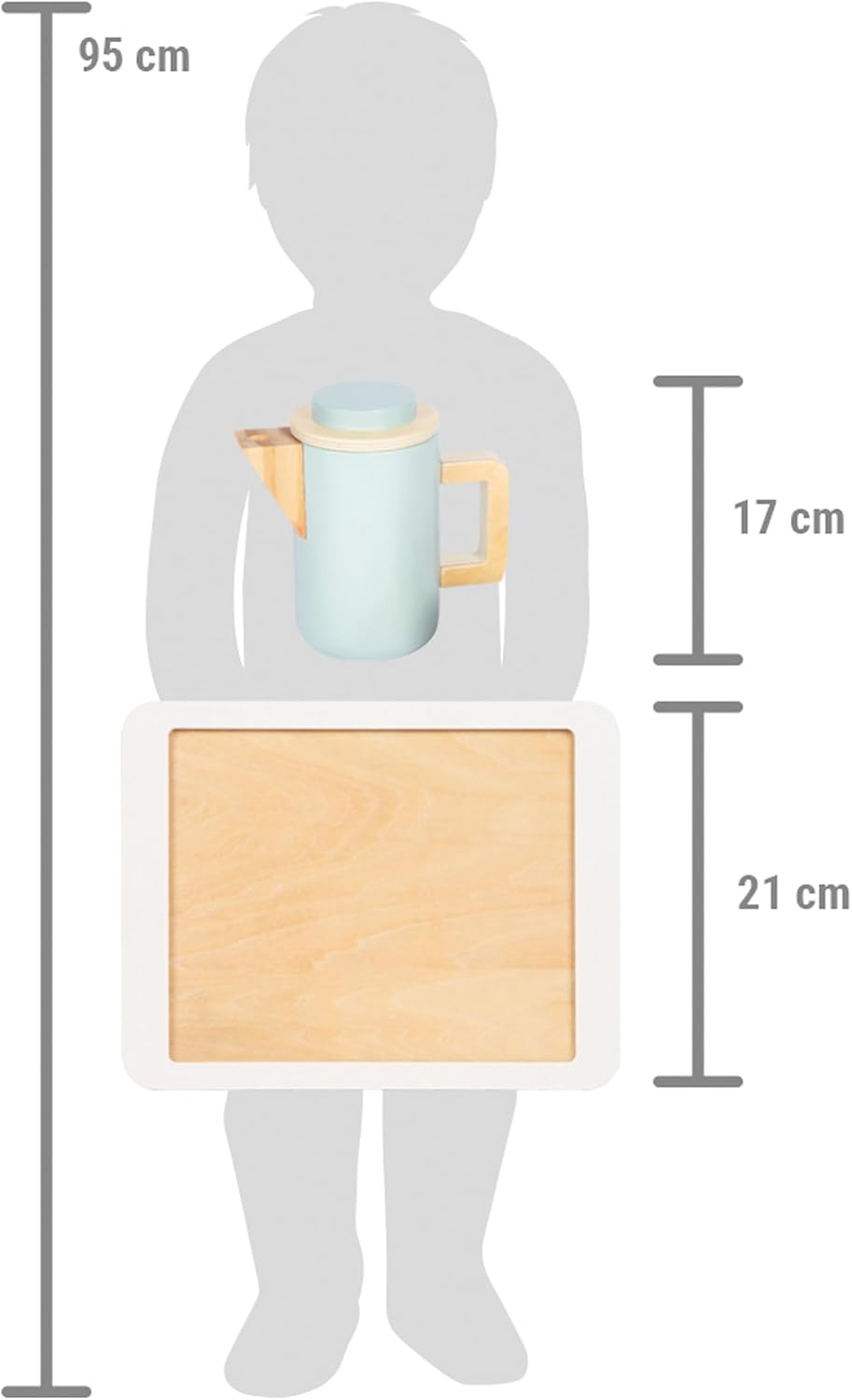 small foot Servizio Tè e Caffè in Legno 15 Pezzi - immagine 10