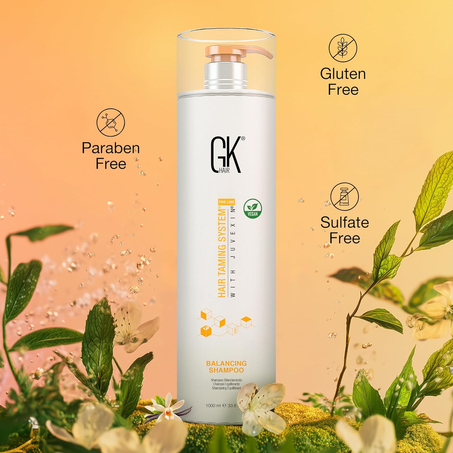 Gk Hair Global Keratin Balancing Shampoo 1000ml - immagine 6