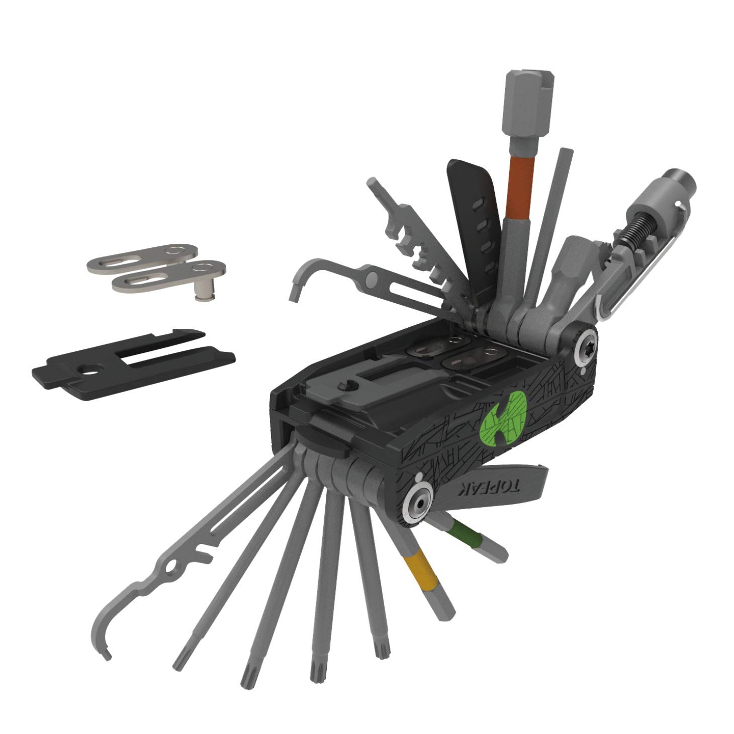 Topeak Alien X, Chiave Multiuso Unisex Adulto, Nero, Taglia unica