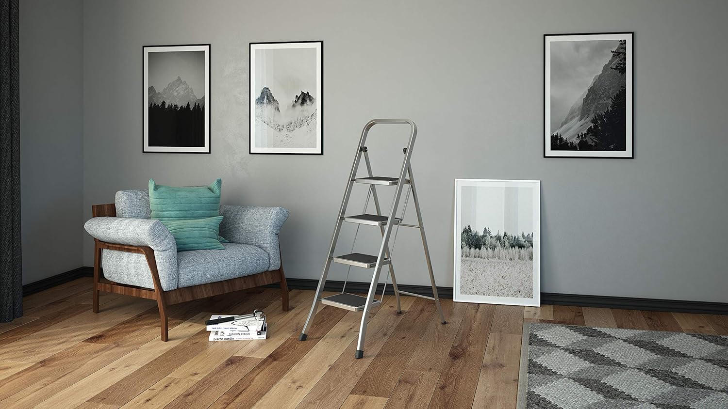 COLOMBO Sgabello in alluminio 4 gradini - immagine 3