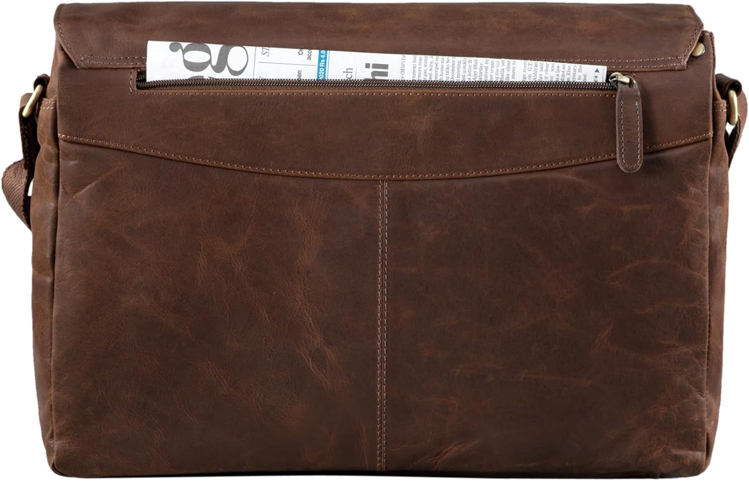 STILORD 'Rick' Borsa a tracolla Vintage in pelle - immagine 4