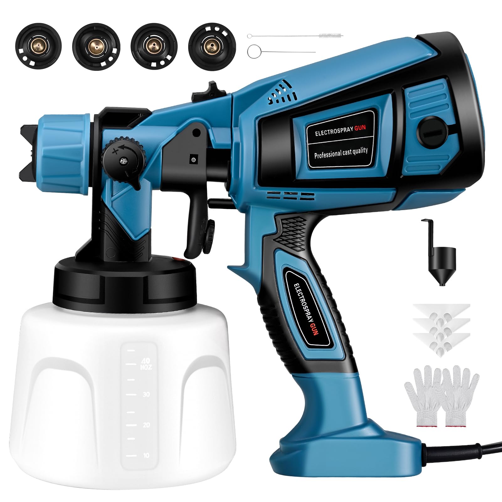 Sunowl Pistola a Spruzzo Elettrica 800W, Blu