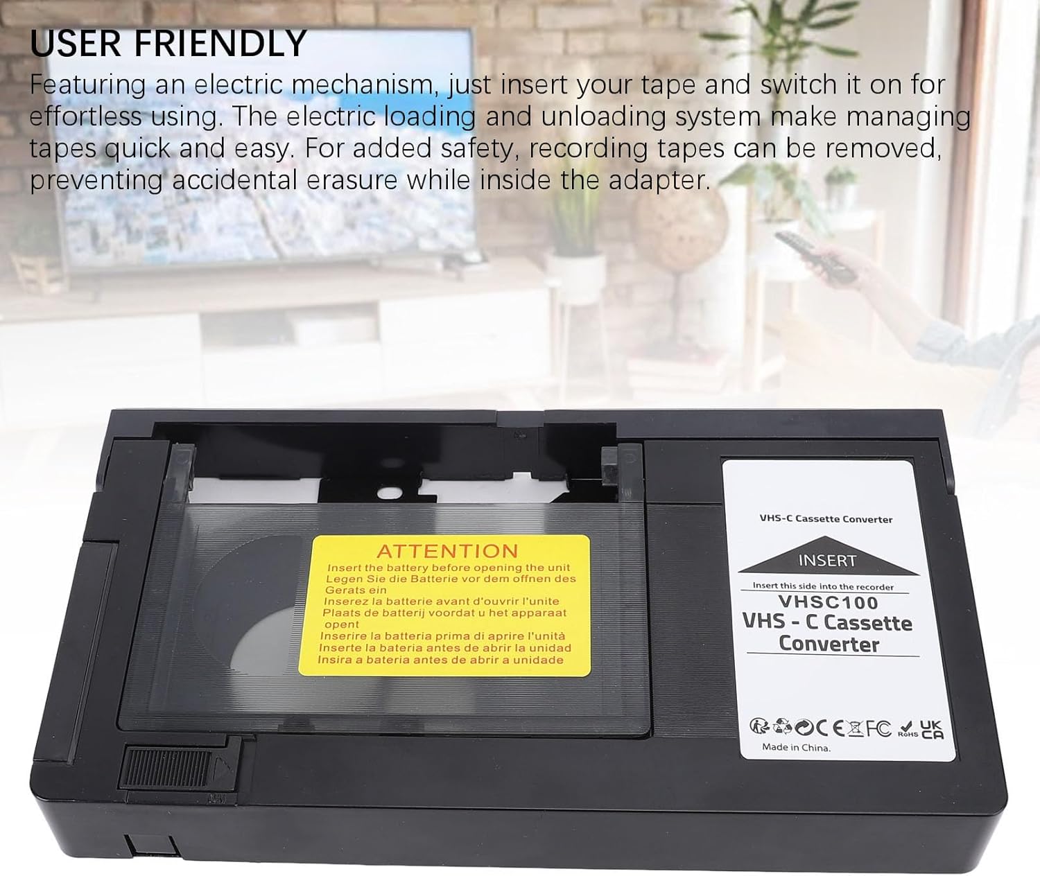 Adattatore per Cassette VHS C Motorizzato - immagine 6