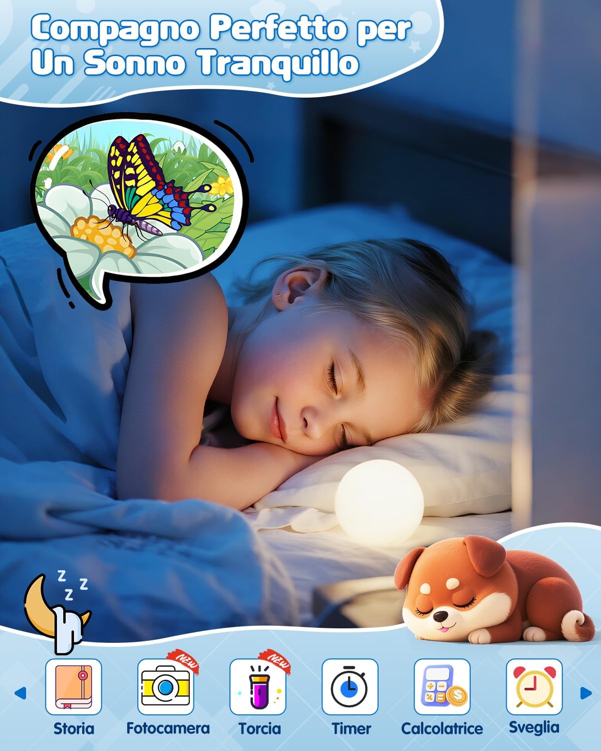 Telefono Giocattolo per Bambini 3.97" (Blu-E) - immagine 2