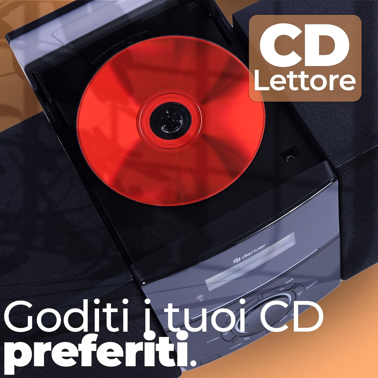 Denver MCA-240 - Impianto Stereo Casa con CD HiFi - immagine 3