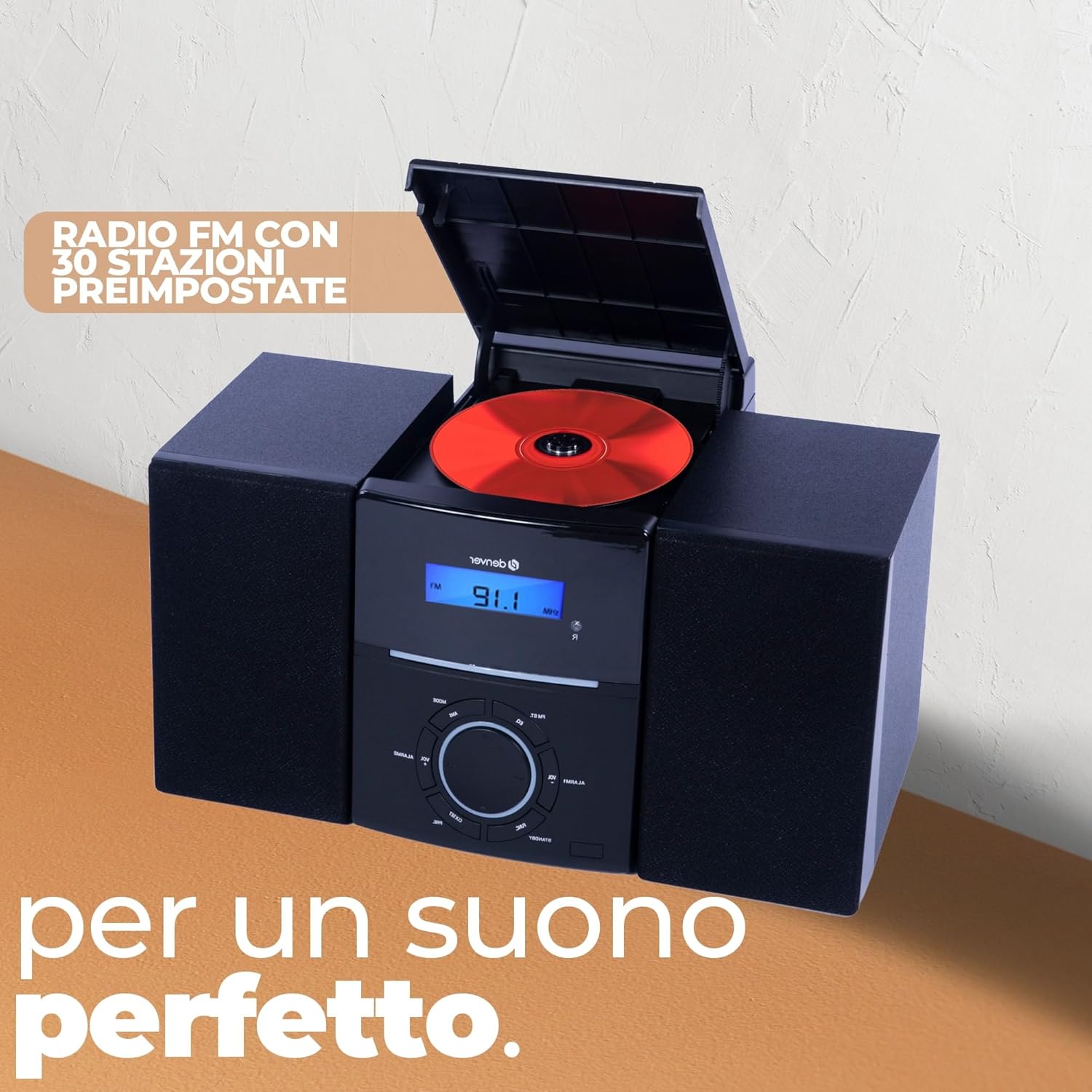 Denver MCA-240 - Impianto Stereo Casa con CD HiFi - immagine 5