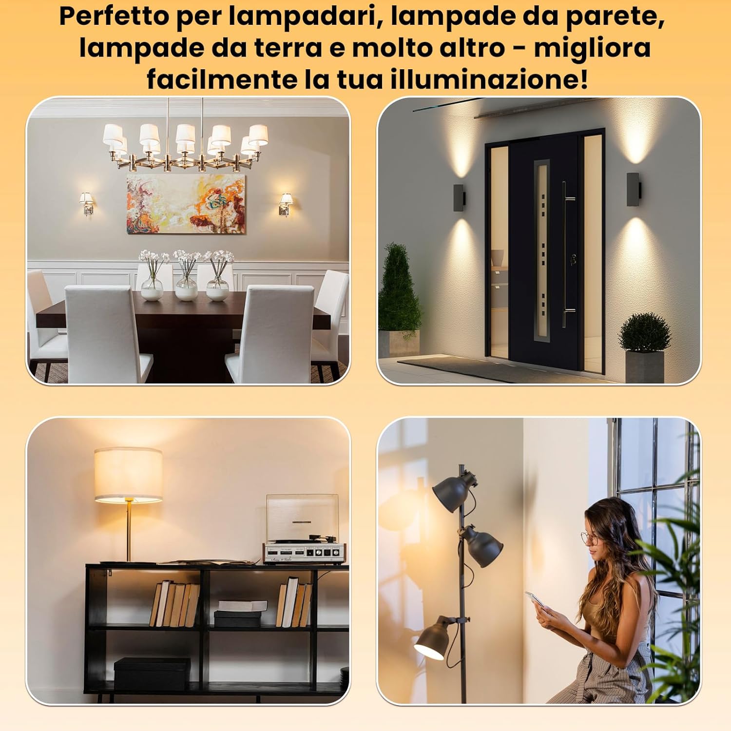 Lamptobe 10W Lampadine LED R7s 78mm Dimmerabile (2 Pezzi) - immagine 2