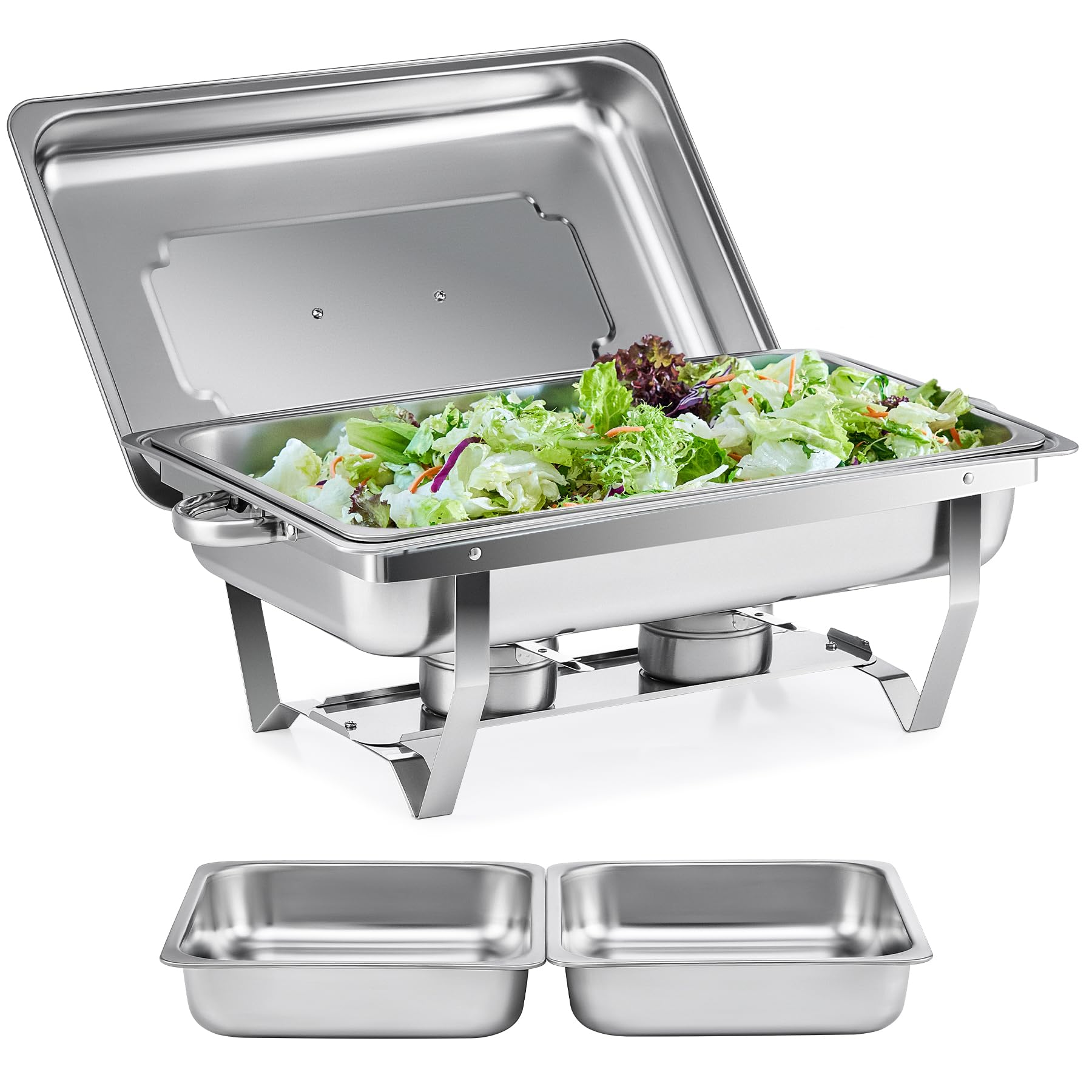 Wilprep Chafing Dish Buffet 9L in Acciaio Inox