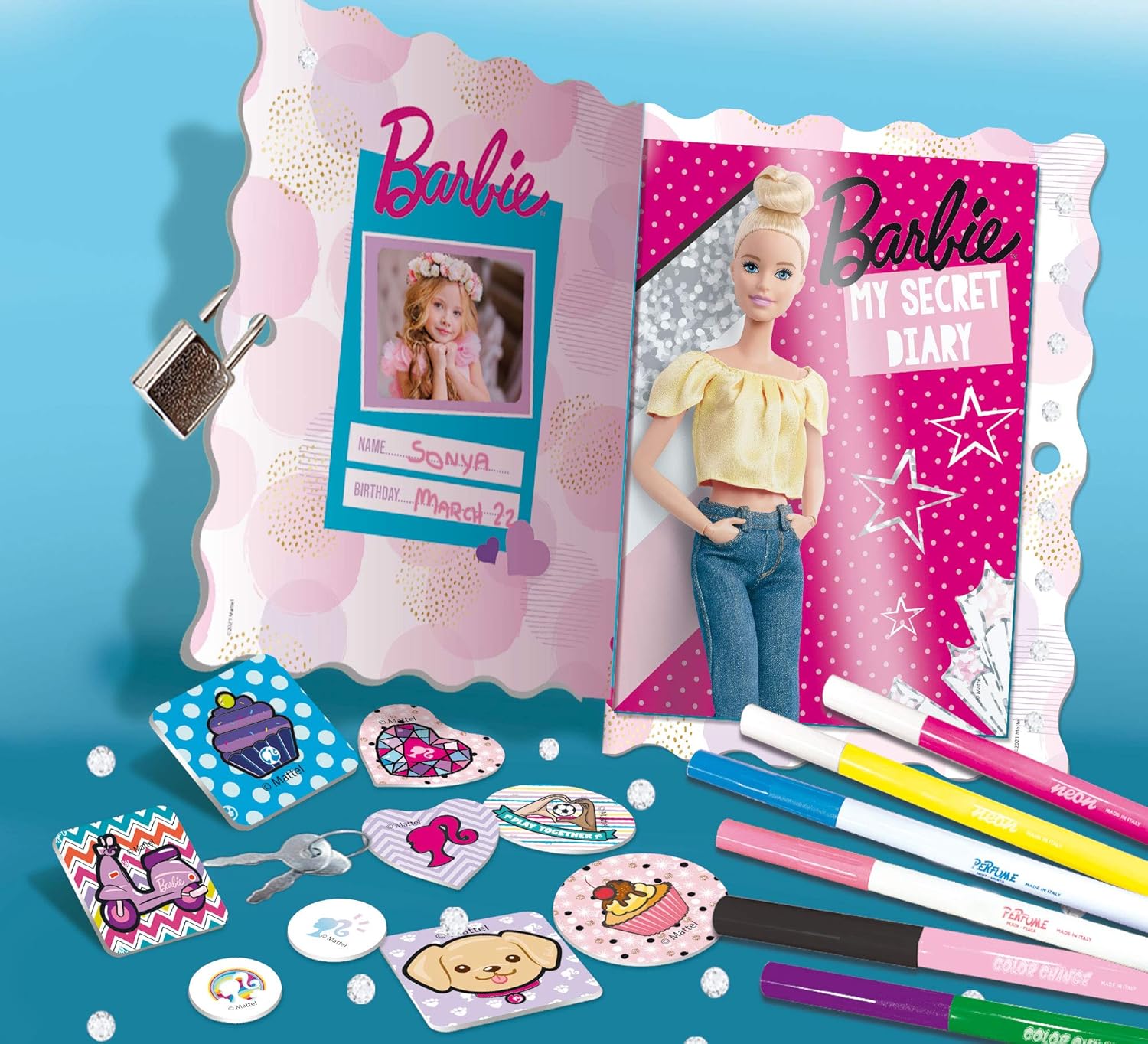 Lisciani Giochi - Barbie My Secret Diary Gioco Creativo - immagine 2