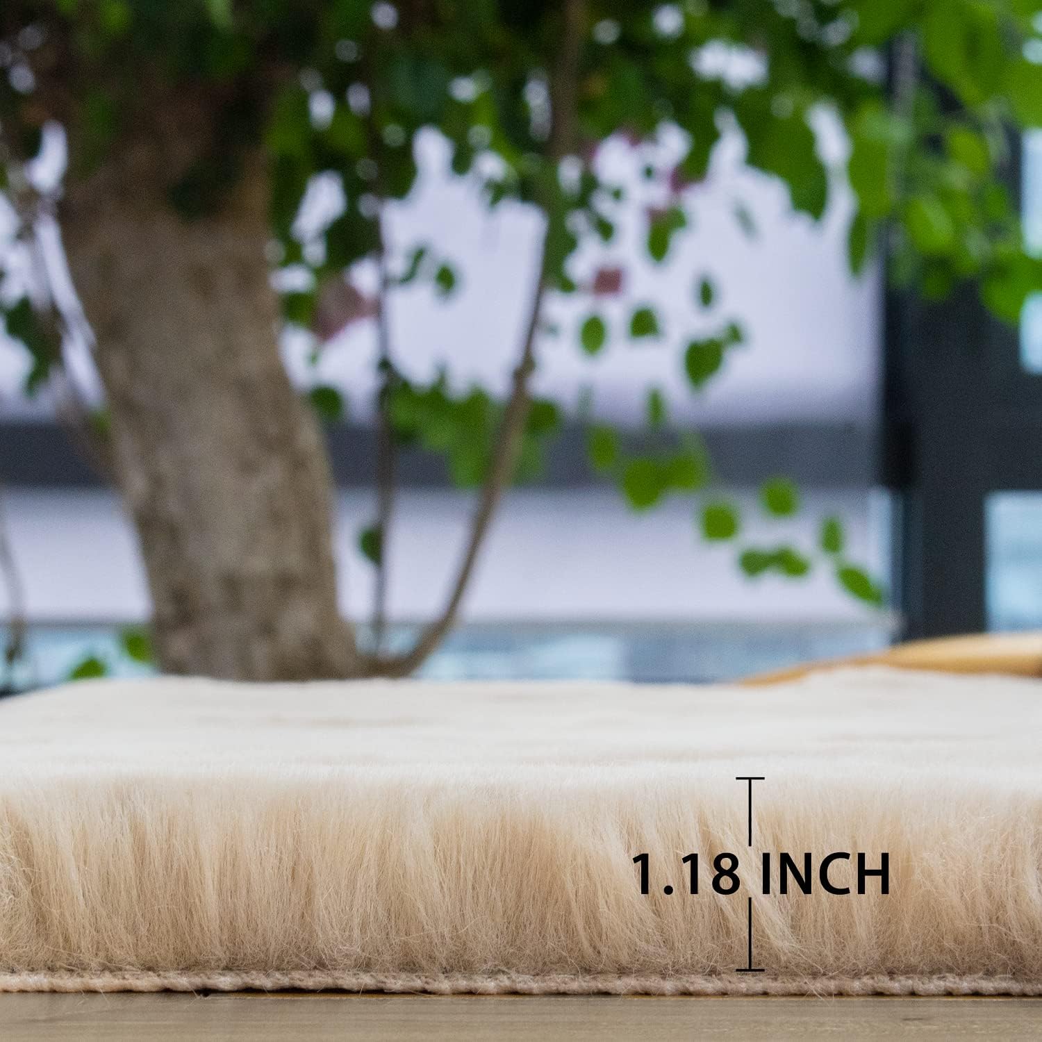 Orinova Tappeto Rotondo Lavabile a Pelo Lungo 1,8m - immagine 8