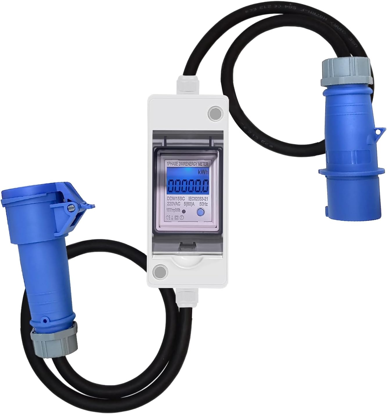 Contatore Elettrico Digitale Mobile 230V Impermeabile