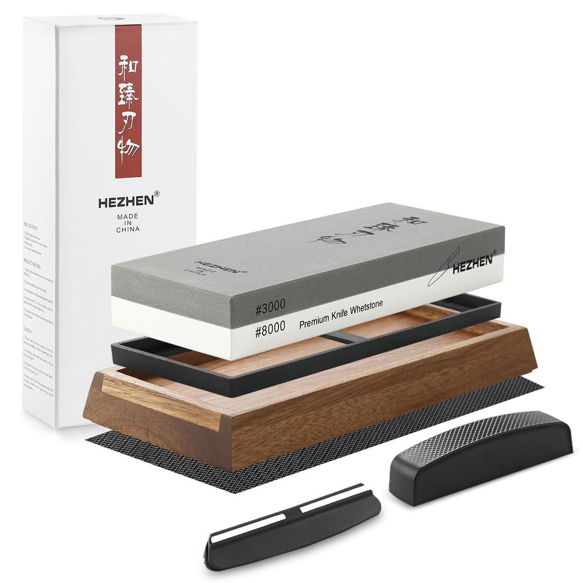 Hezhen Pietra Affilacoltelli Professionale 3000/8000