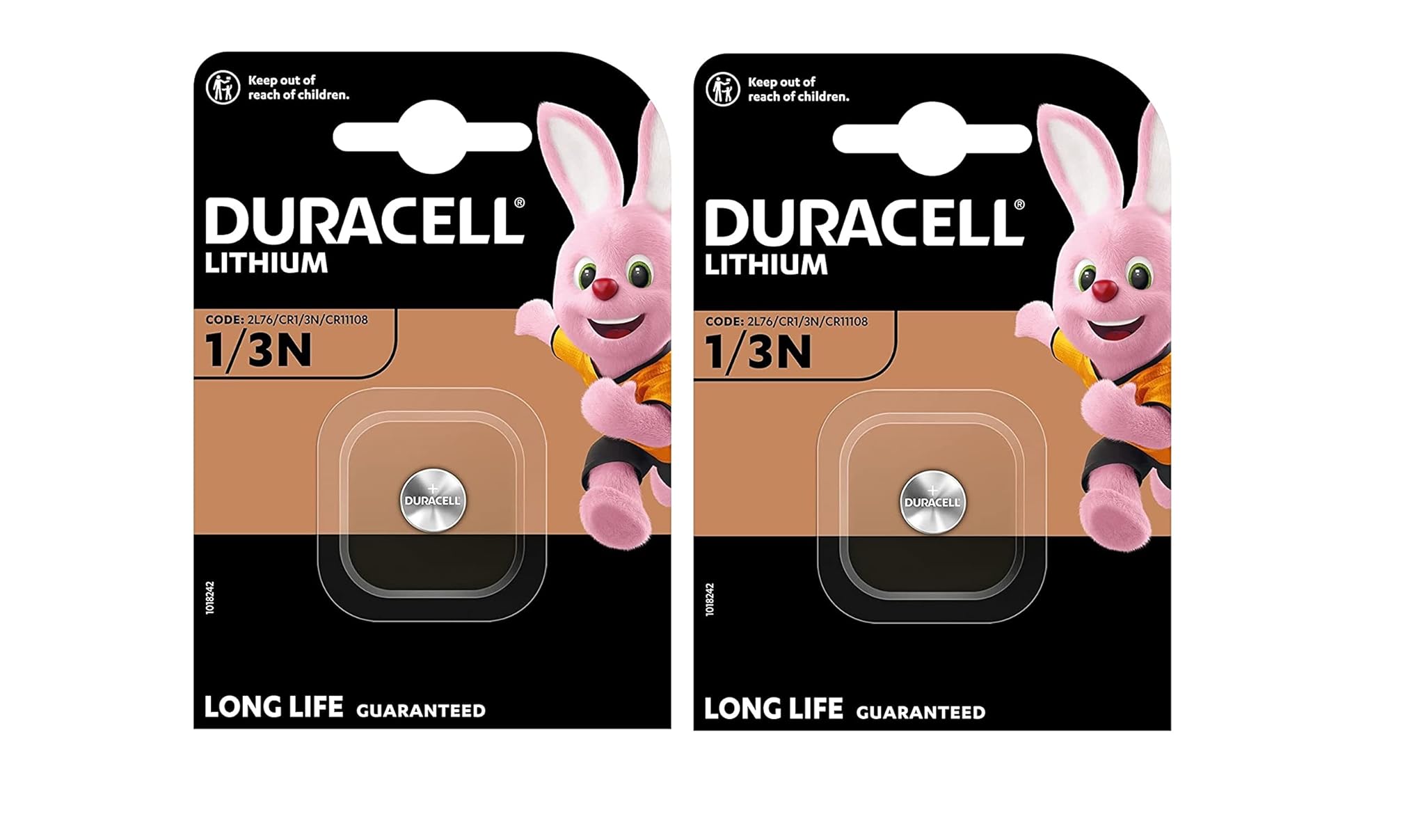 Duracell CR 1/3N 2L76 CR11108 Batterie Litio (2 Pezzi)