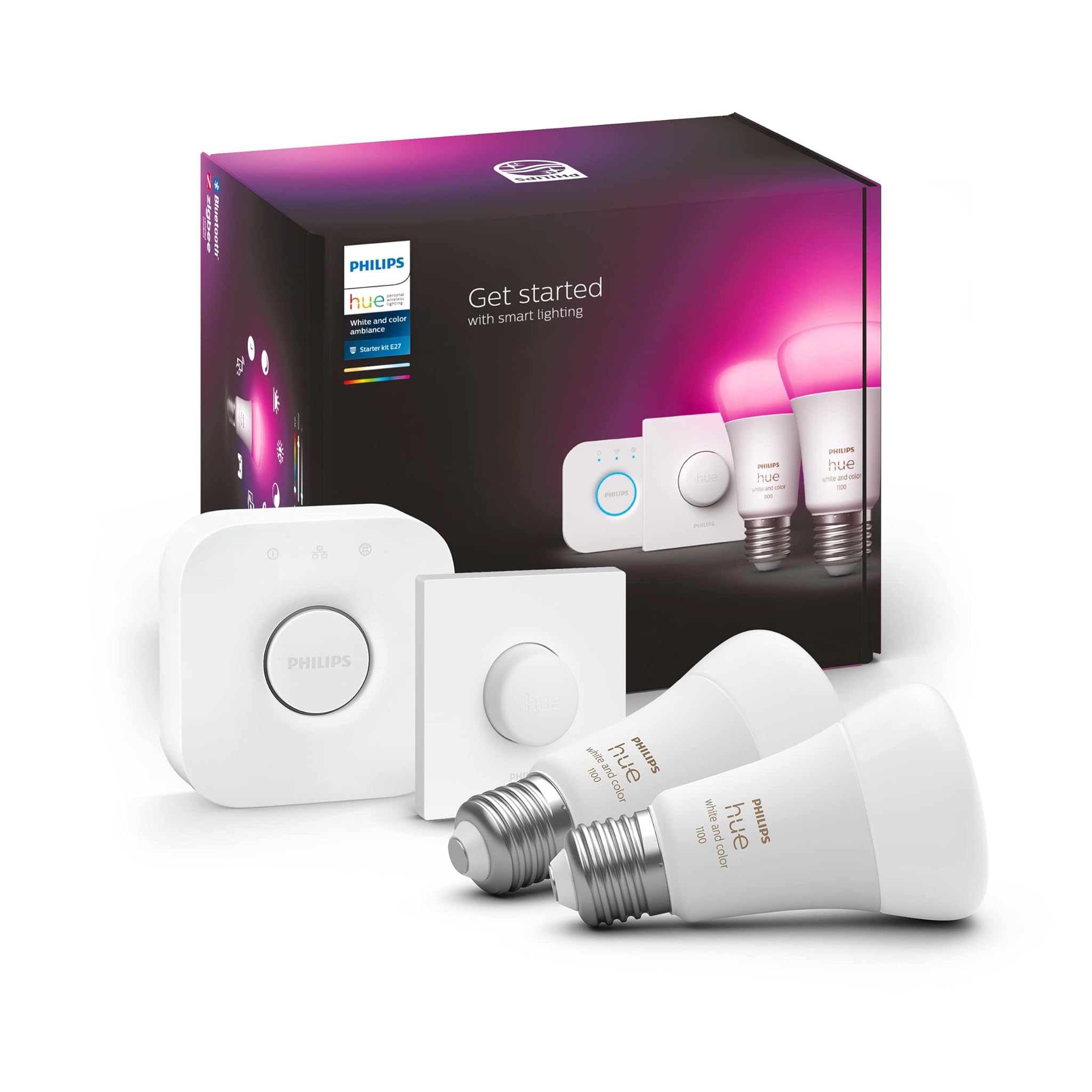 Philips Hue White & Color Ambiance Starter Kit E27