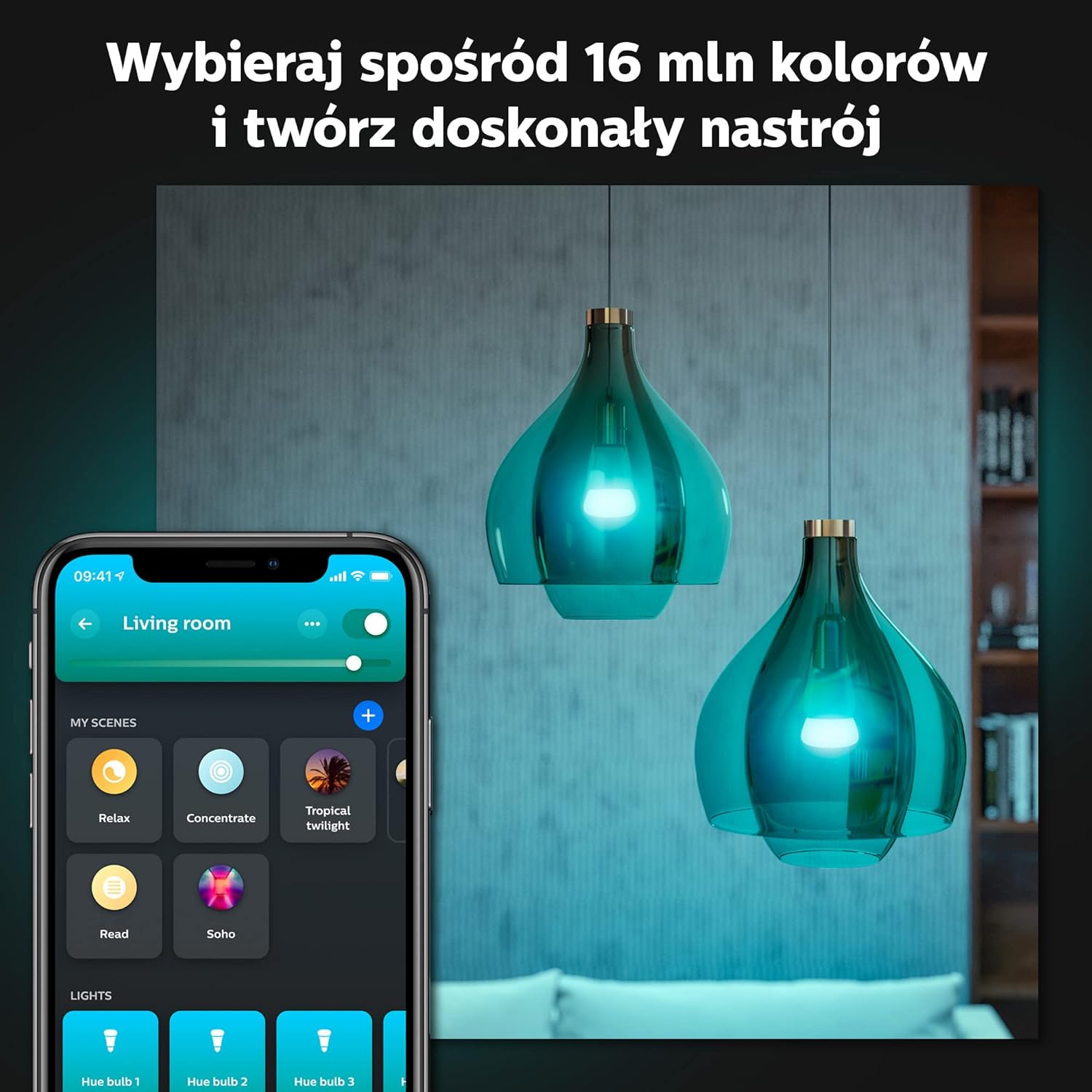 Philips Hue White & Color Ambiance Starter Kit E27 - immagine 2