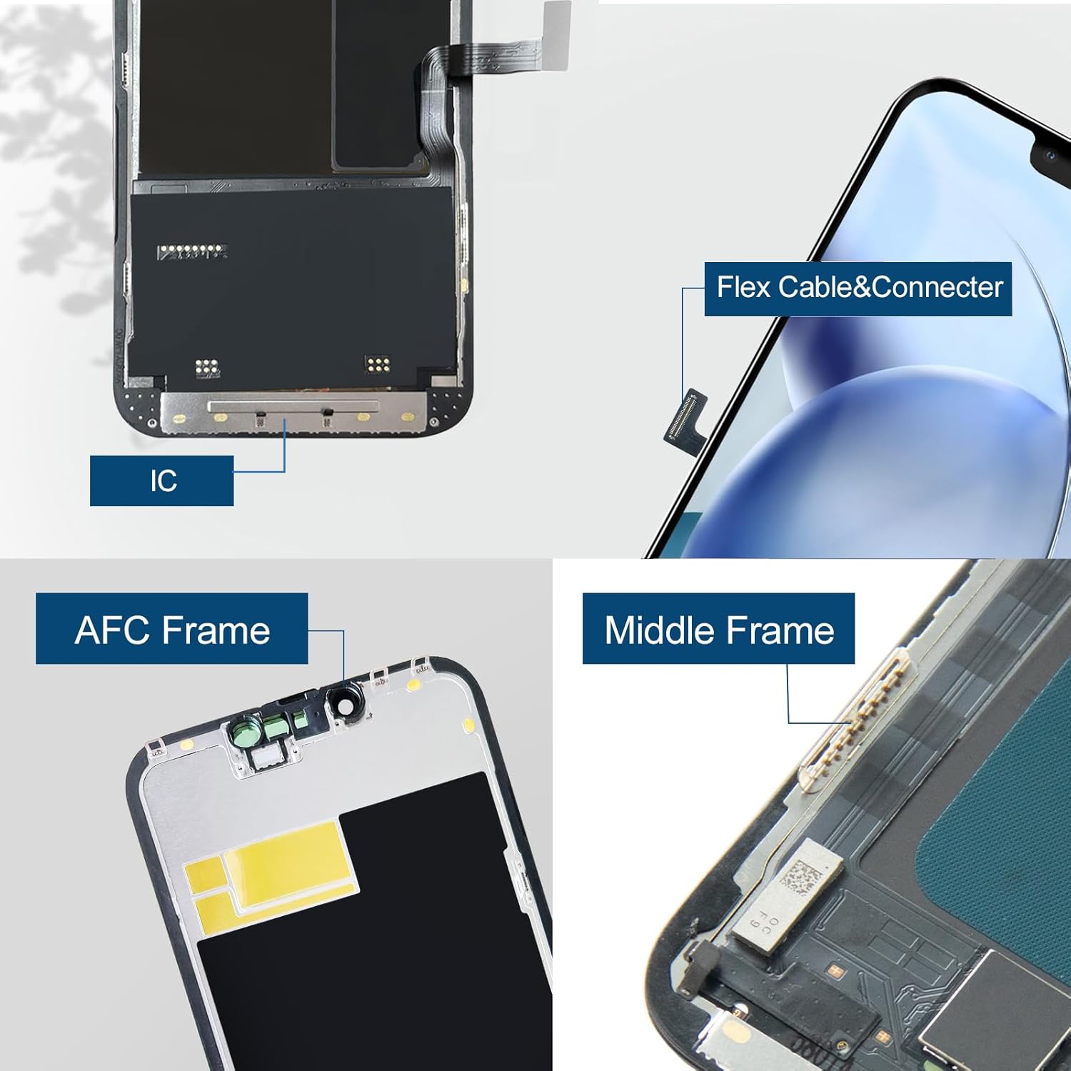 DTD Kit Schermo LCD per iPhone 13 Pro Max 6.7" - immagine 3