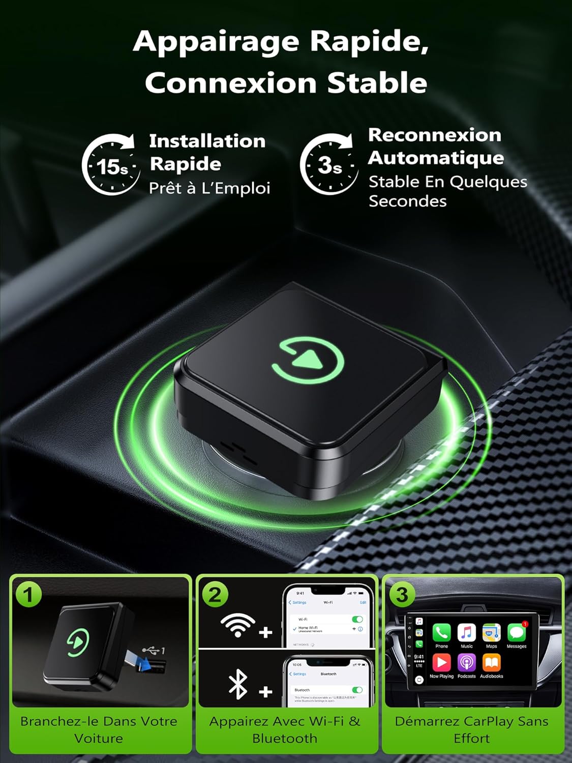 Adattatore CarPlay Wireless per iPhone - immagine 4