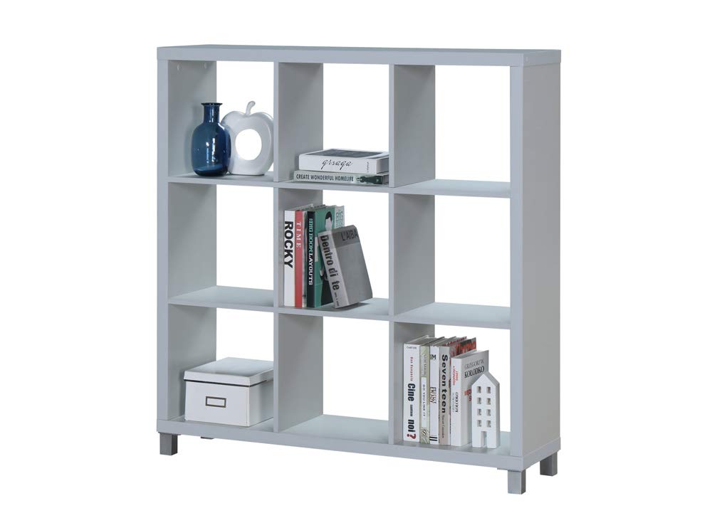 Kit Closet scaffale kubox 9 scomparti Colore Grigio, Unico