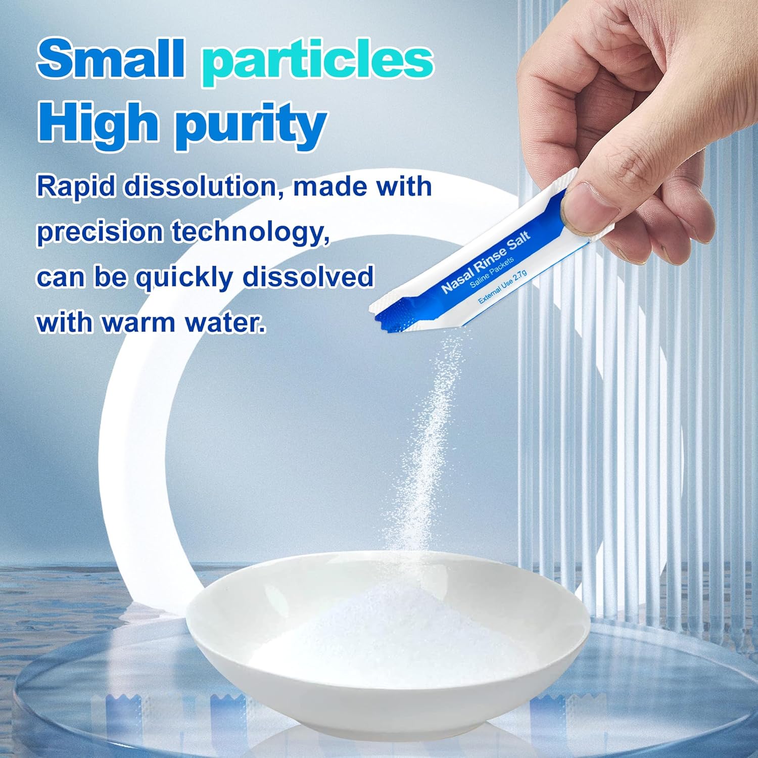 Waterpulse Neti Pot - 120 Sale Lavaggio Nasale - immagine 2