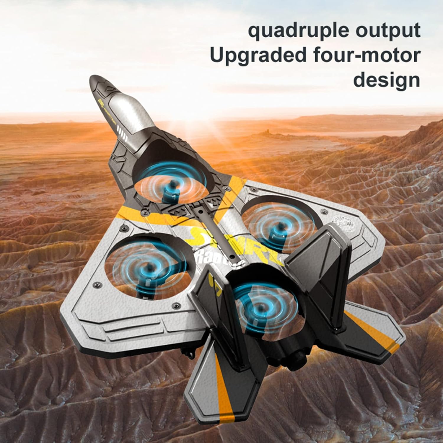 Goolsky Aereo RC Ready To Fly 2.4GHz 6CH (Argento) - immagine 5