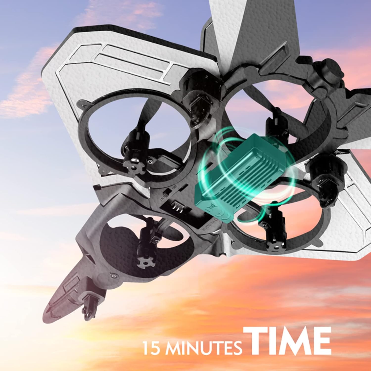 Goolsky Aereo RC Ready To Fly 2.4GHz 6CH (Argento) - immagine 8