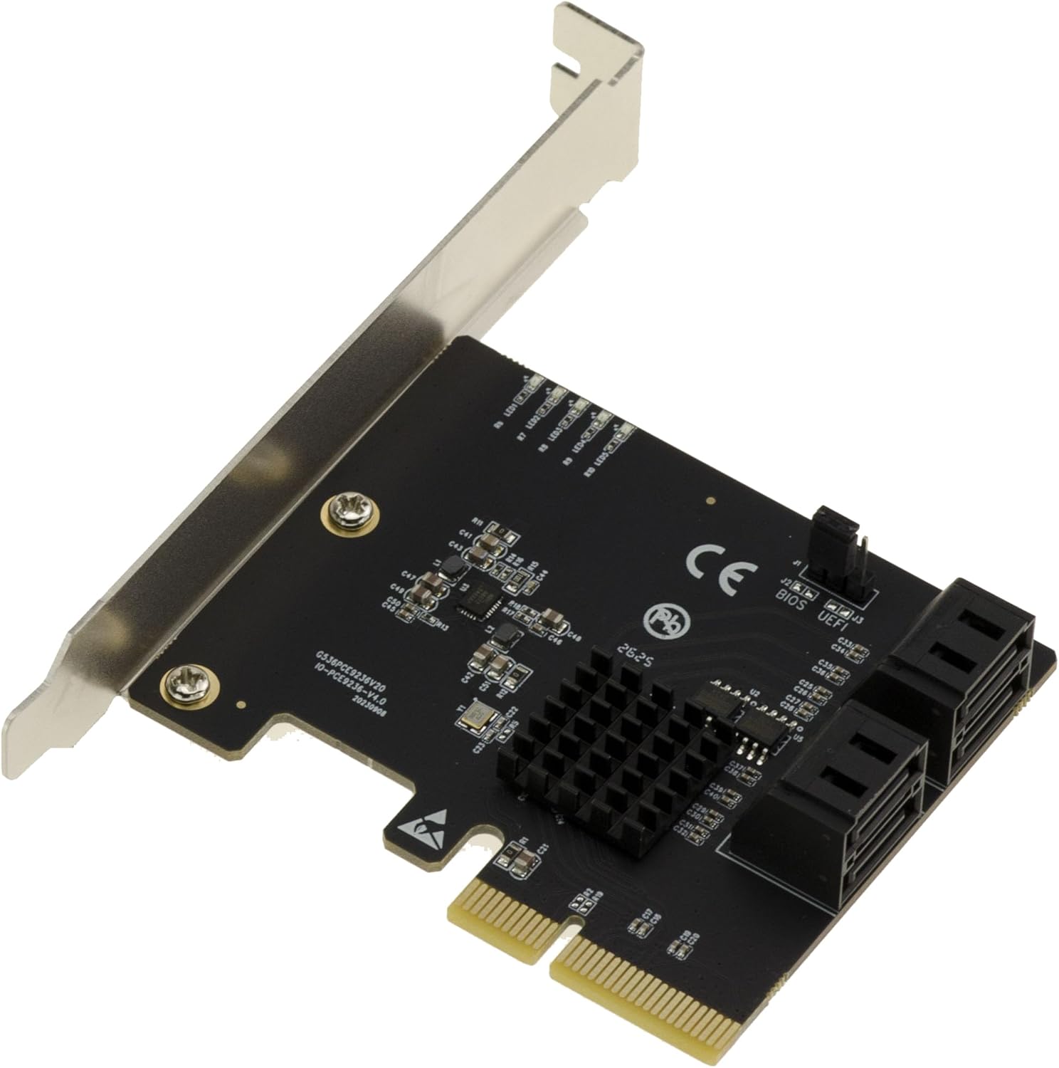 Kalea-informatique Scheda Controller PCIe 4 Porte SATA 3 - immagine 1