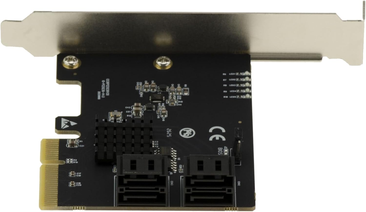 Kalea-informatique Scheda Controller PCIe 4 Porte SATA 3 - immagine 3