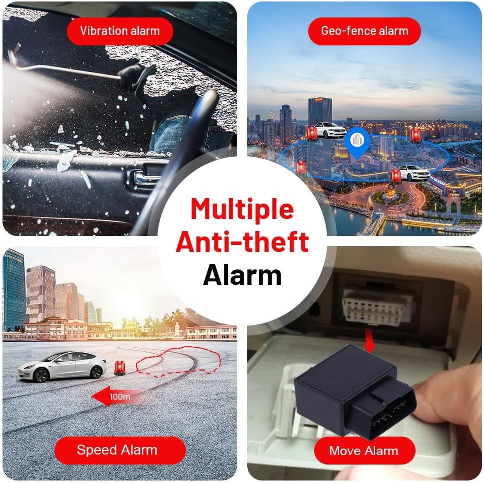 GPS Tracker 4G LTE OBD2 per Auto TK816 - immagine 8