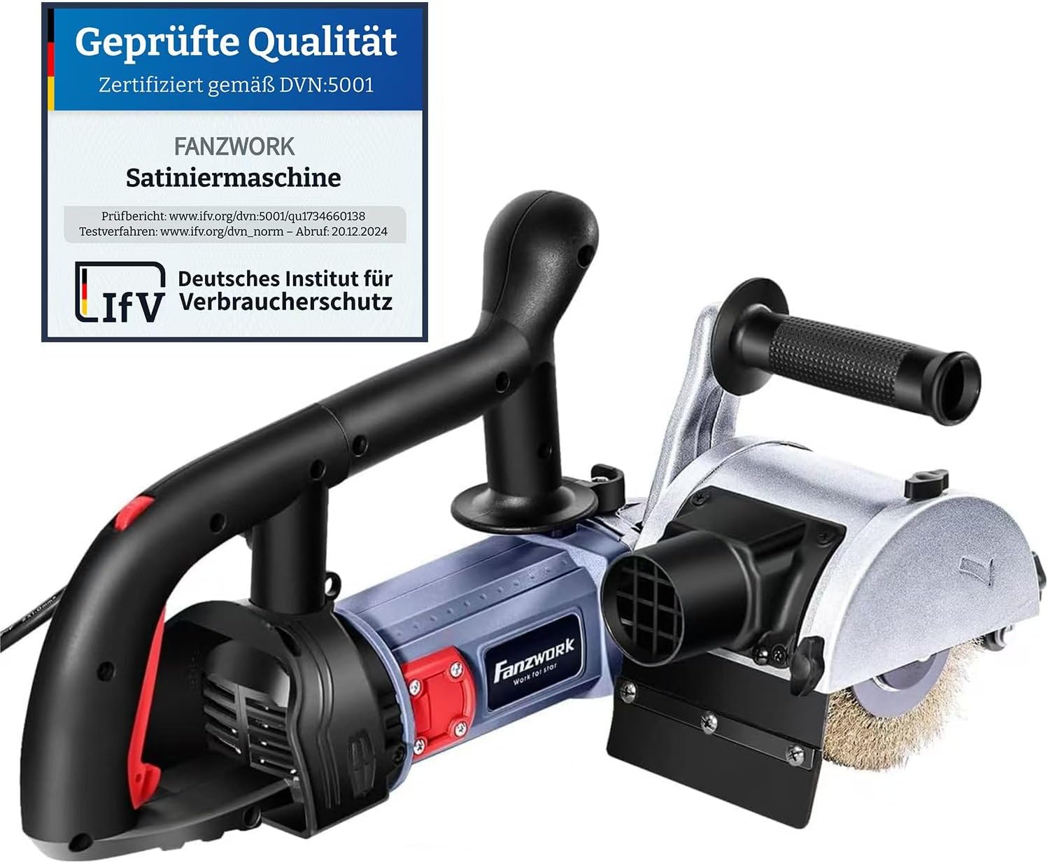 FANZWORK V2 1500 Watt Rasatura Levigatrice Smerigliatrice