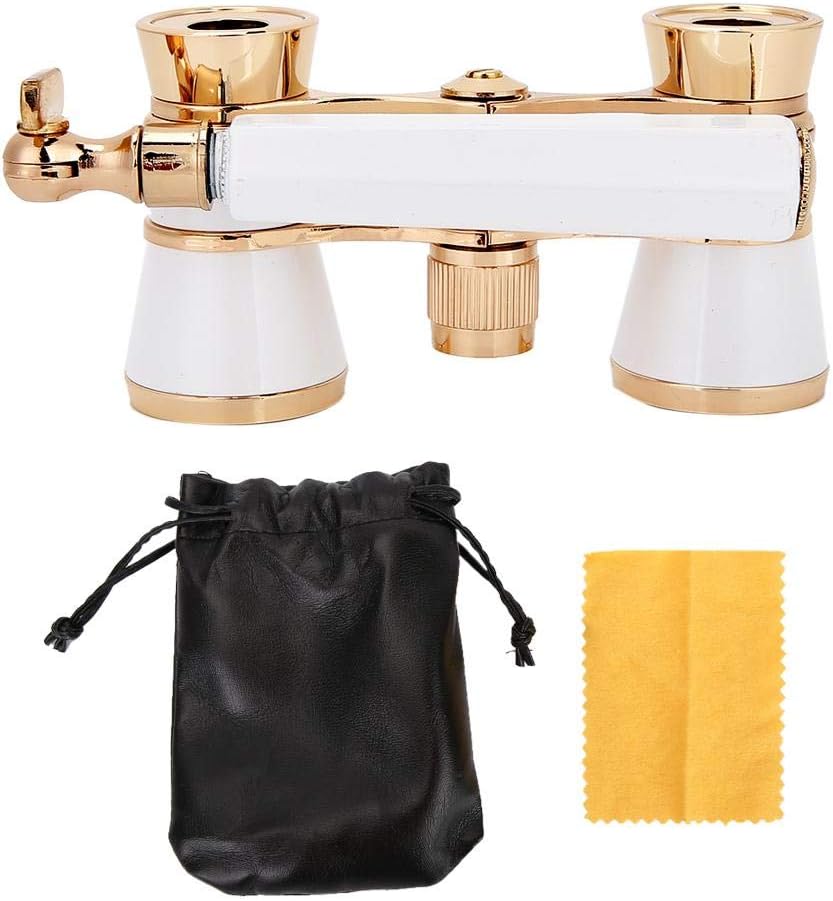 Binocolo da Teatro 3X25 - Telescopio Portatile, Bianca - immagine 4