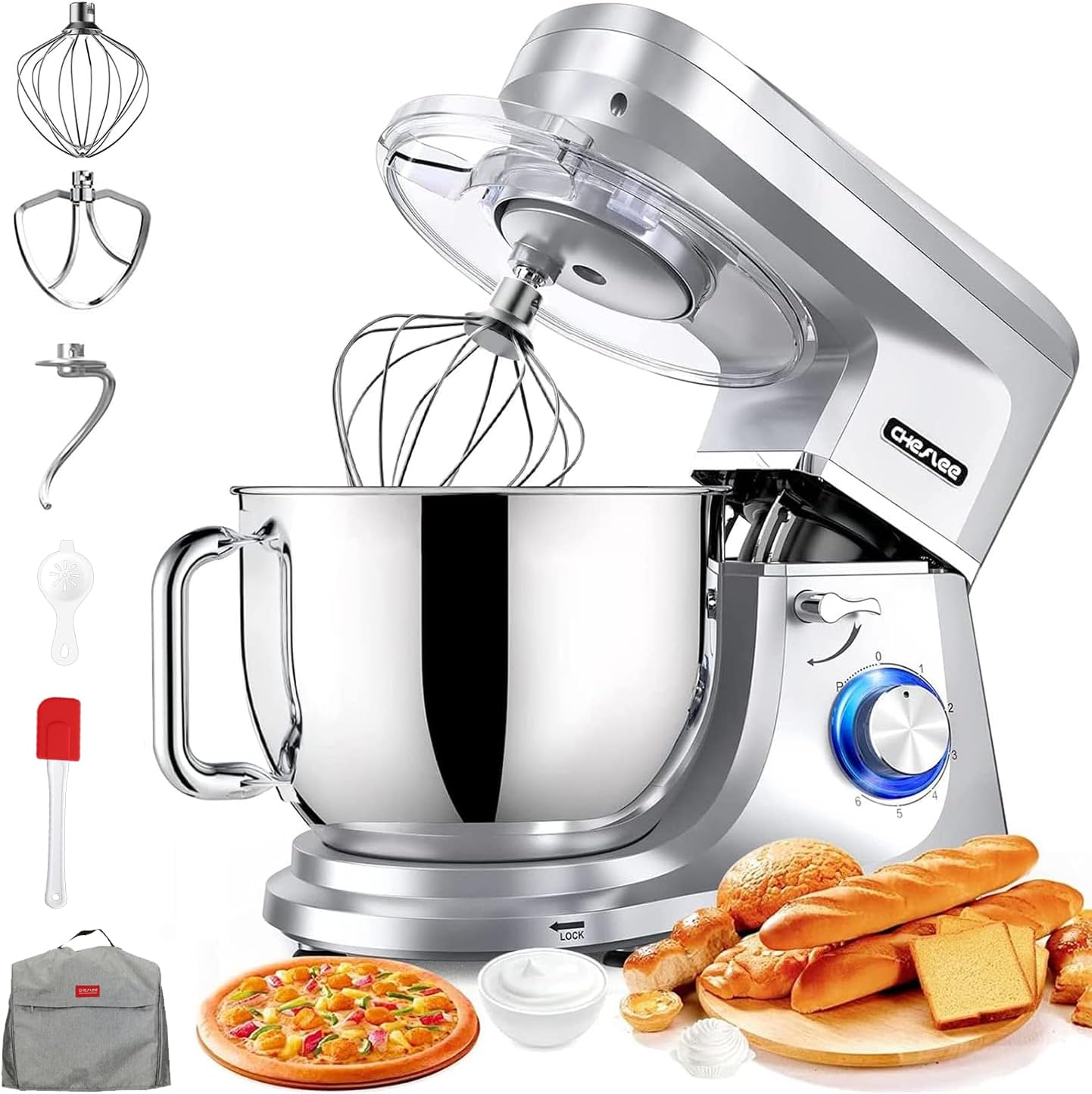 Cheflee Impastatrice Planetaria Professionale 1800W