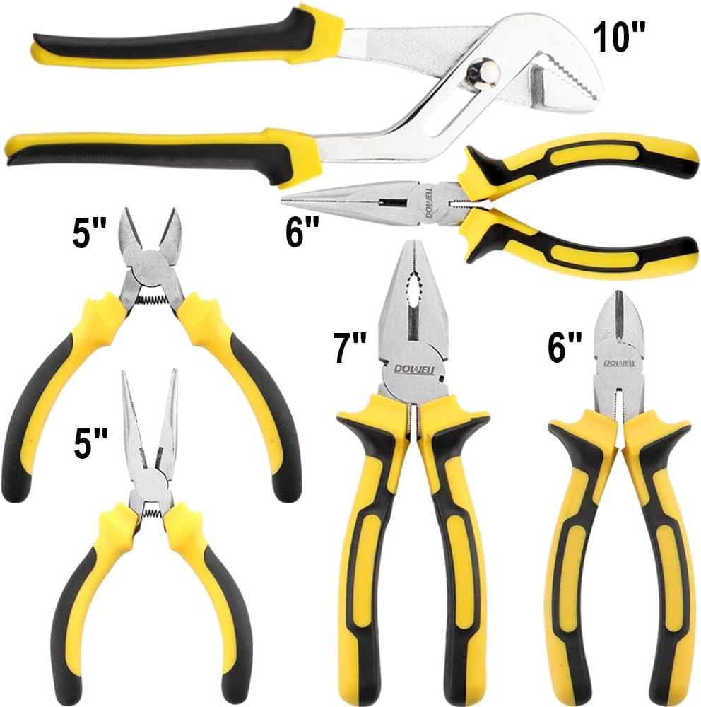 DOWELL Set Attrezzi Riparazione Domestica 24 Pezzi - immagine 4