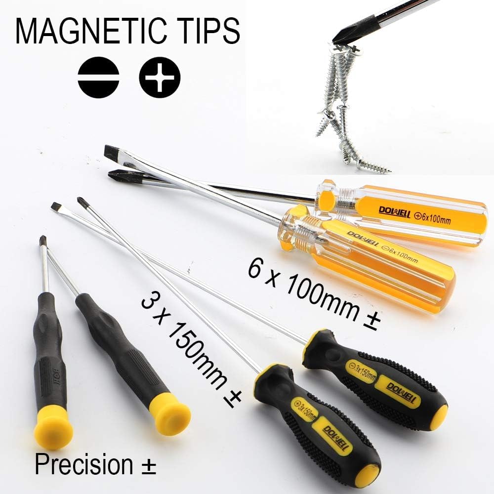 DOWELL Set Attrezzi Riparazione Domestica 24 Pezzi - immagine 5