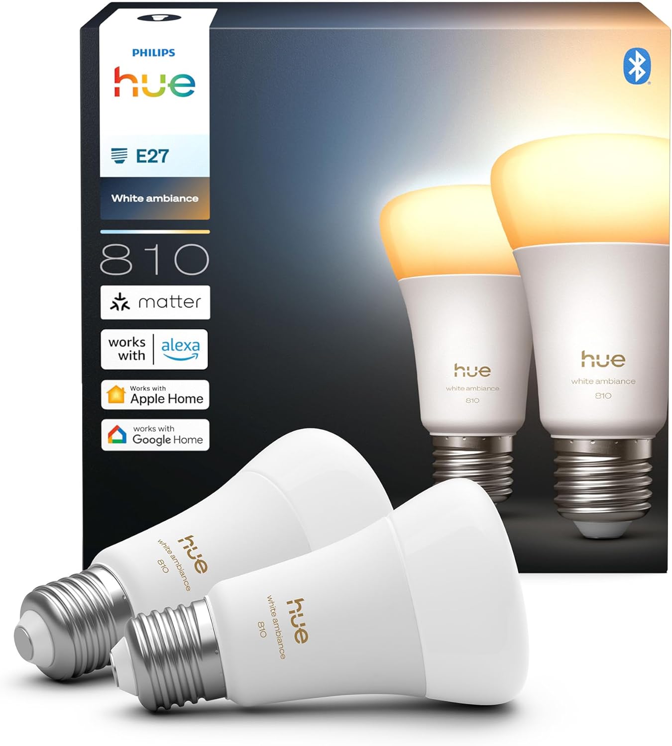 Philips Hue Lampada Smart LED A60 E27 white amb. 810 lumen