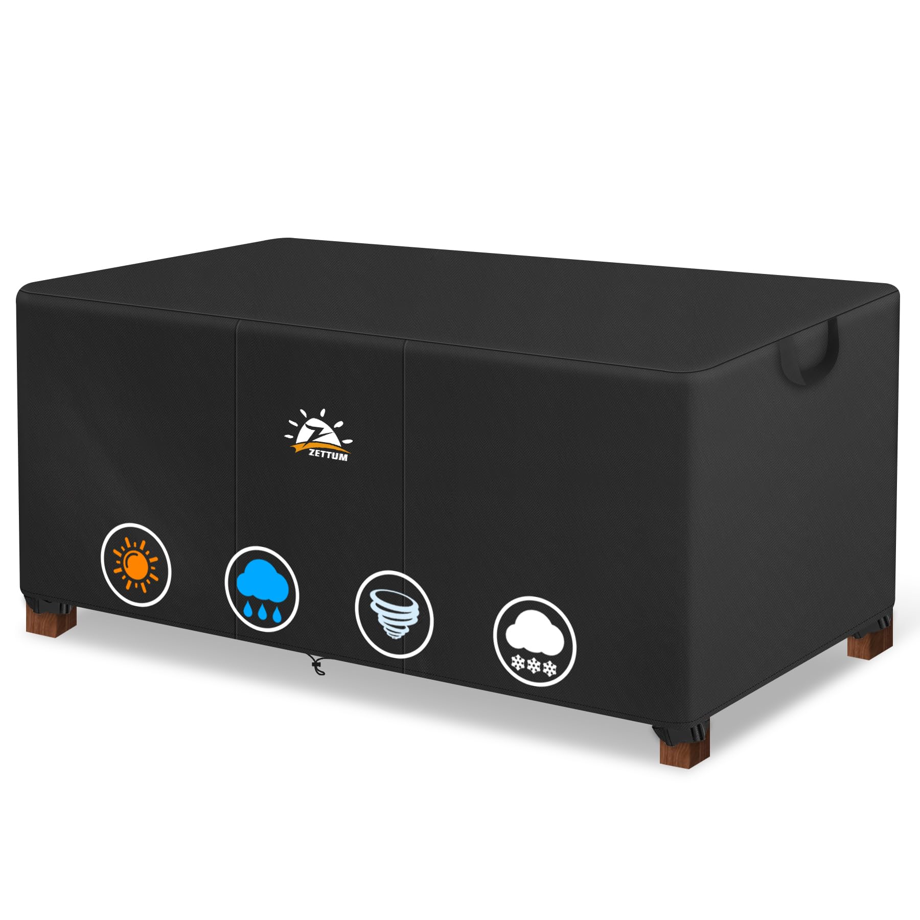 Zettum Copertura per Tavolino da Caffè Esterno 121x66x45cm