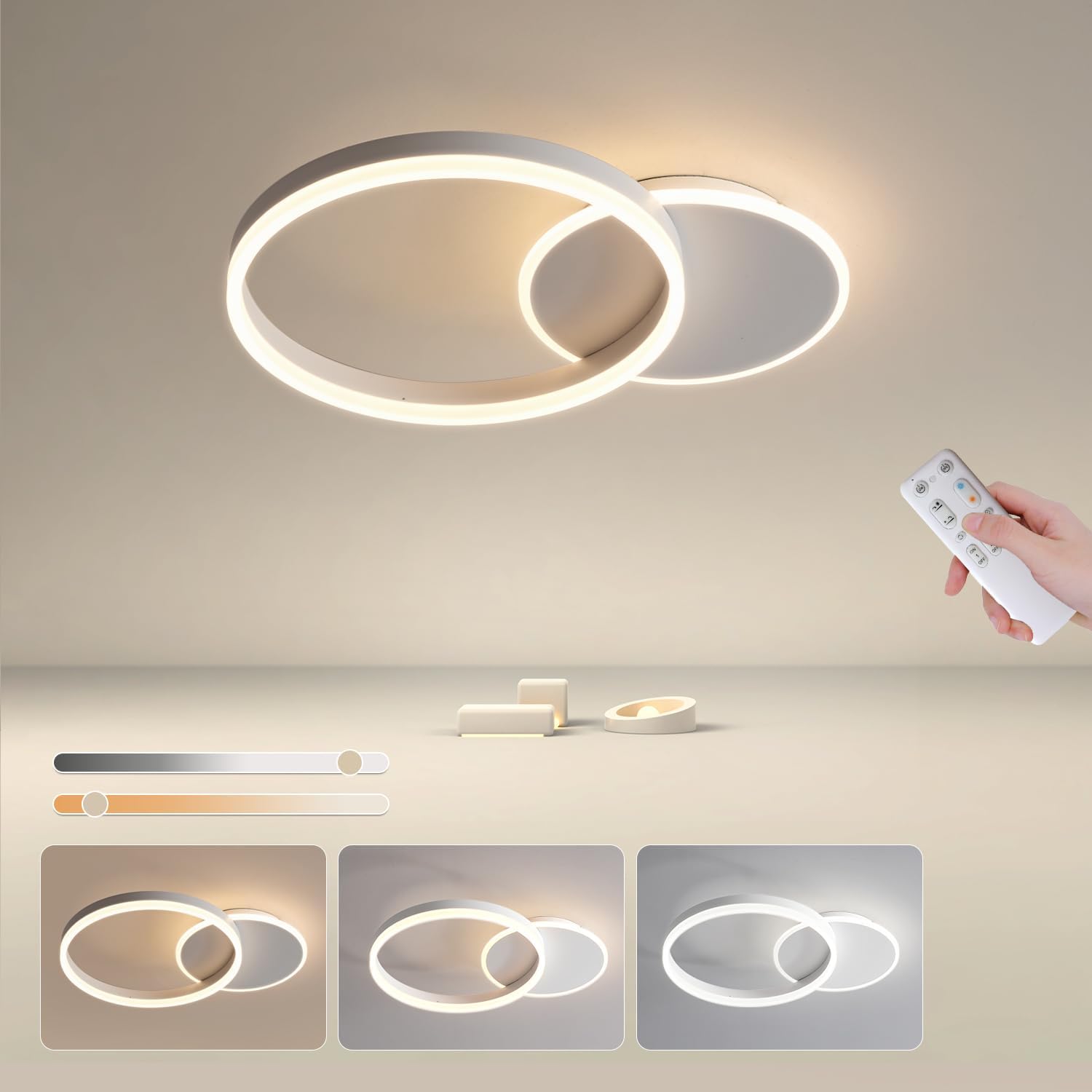 Plafoniera LED Soffitto Dimmerabile 36W Rotonda - immagine 1