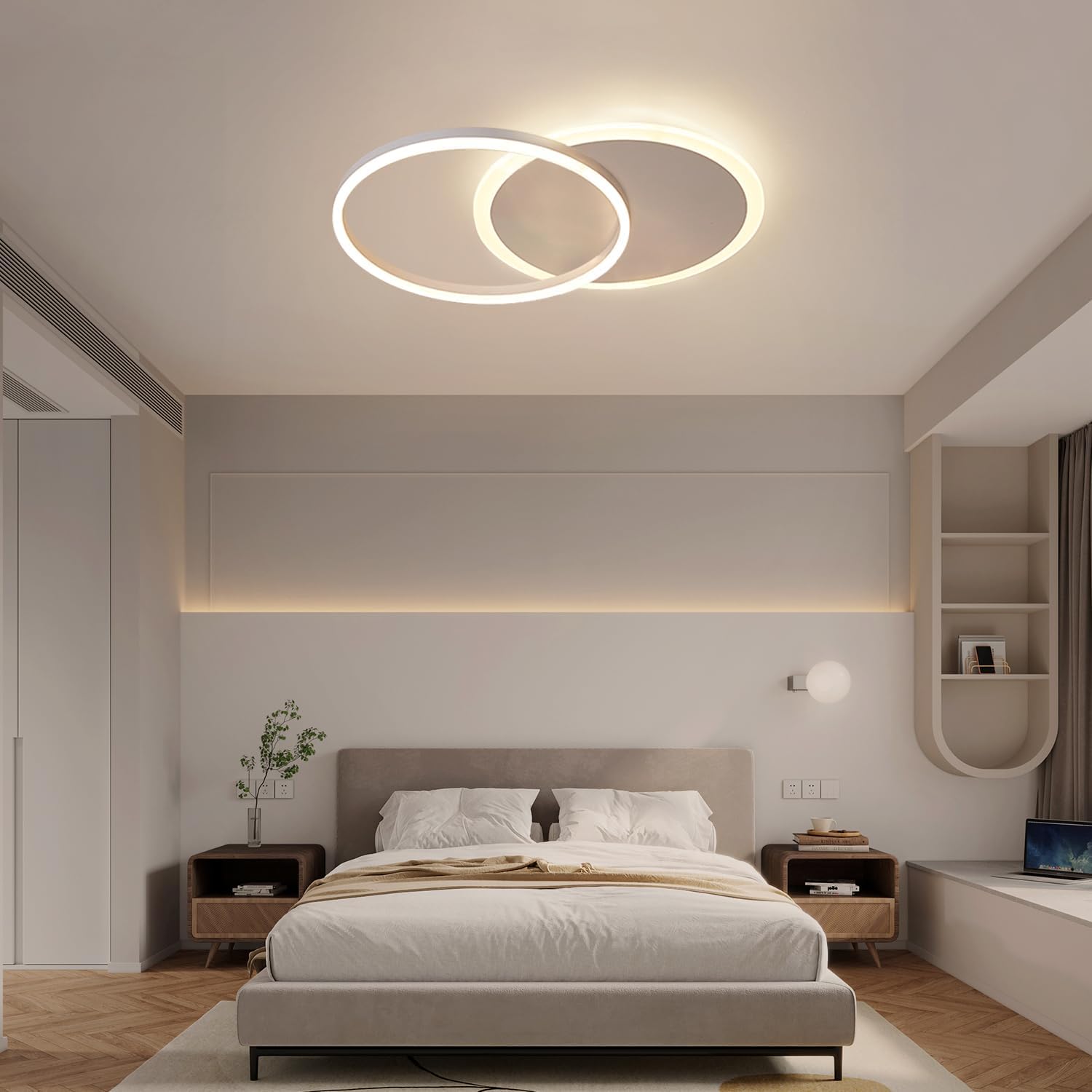 Plafoniera LED Soffitto Dimmerabile 36W Rotonda - immagine 4