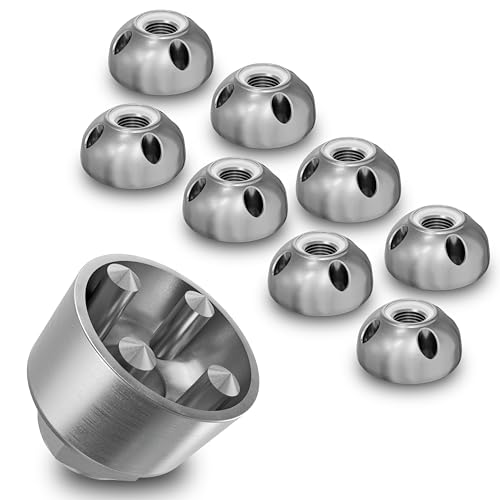 Dadi Antifurto M6 in Acciaio Inox con 4 Fori