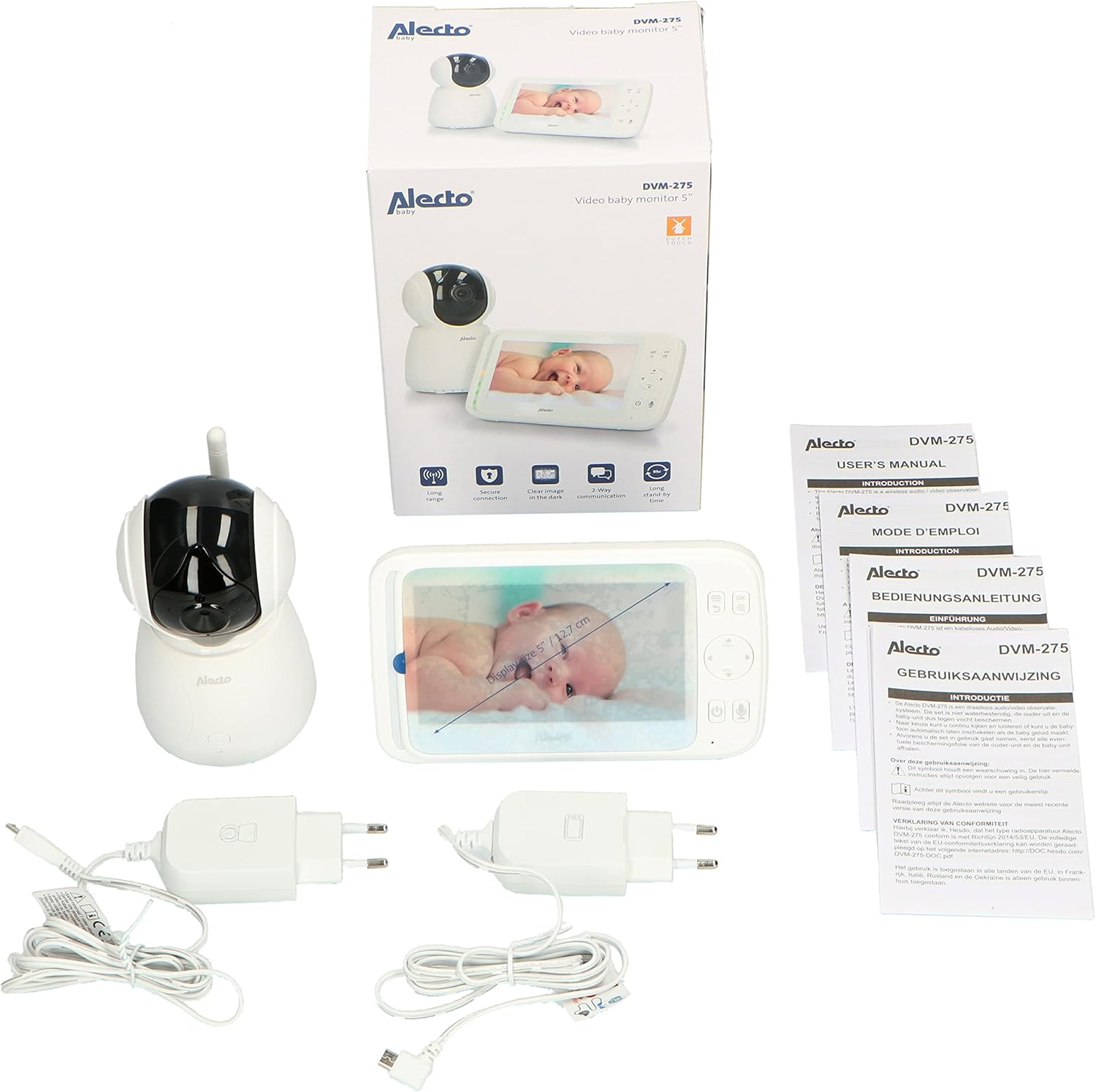 Alecto DVM-275 Baby Monitor Digitale con Telecamera - immagine 4